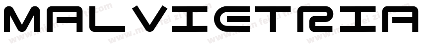 malvietrial regular字体转换